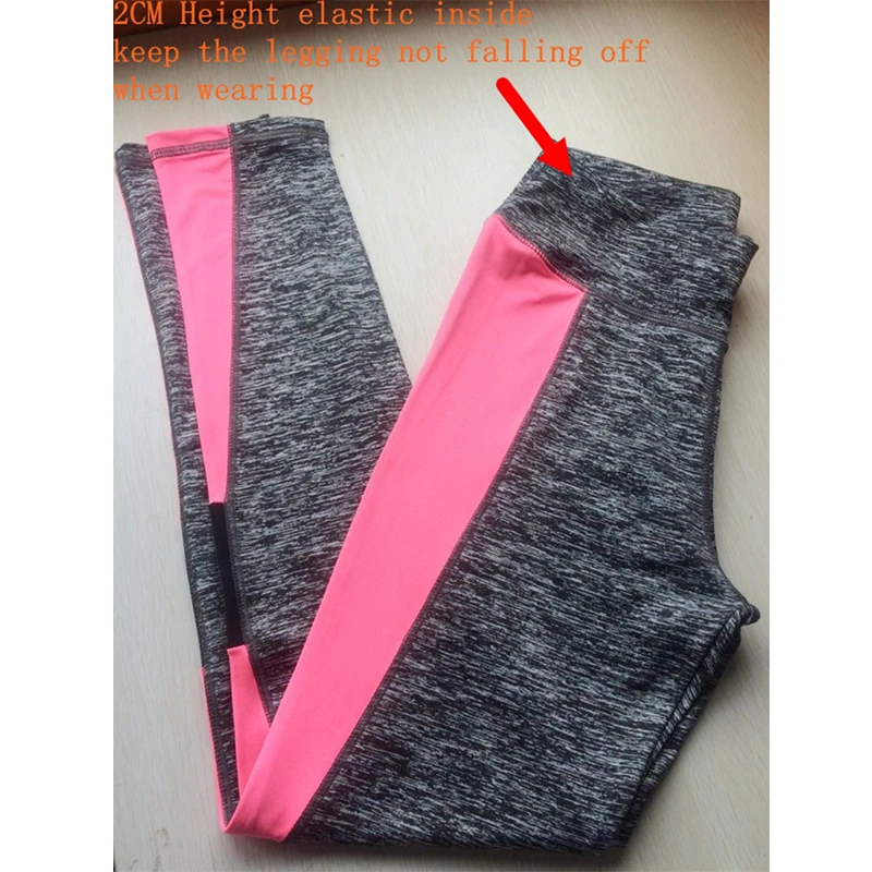 Женские леггинсы для фитнеса и спортзала спортивные штаны с высокой талией бега