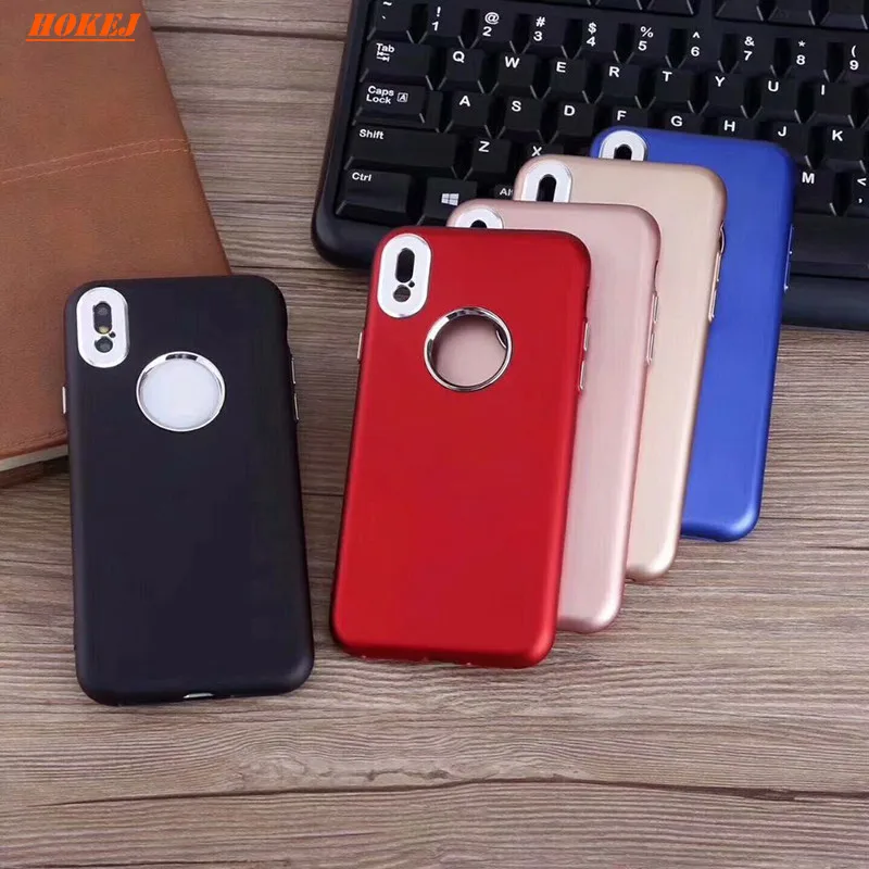 HOKEJ роскошный красный черный мягкий силиконовый чехол для iphone 6 6s 7 8 Plus