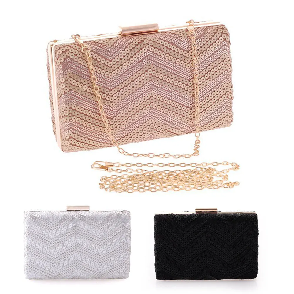 Новый Для женщин вечерняя сумочка BS010 Ежедневные клатчи Алюминий сетки конверт