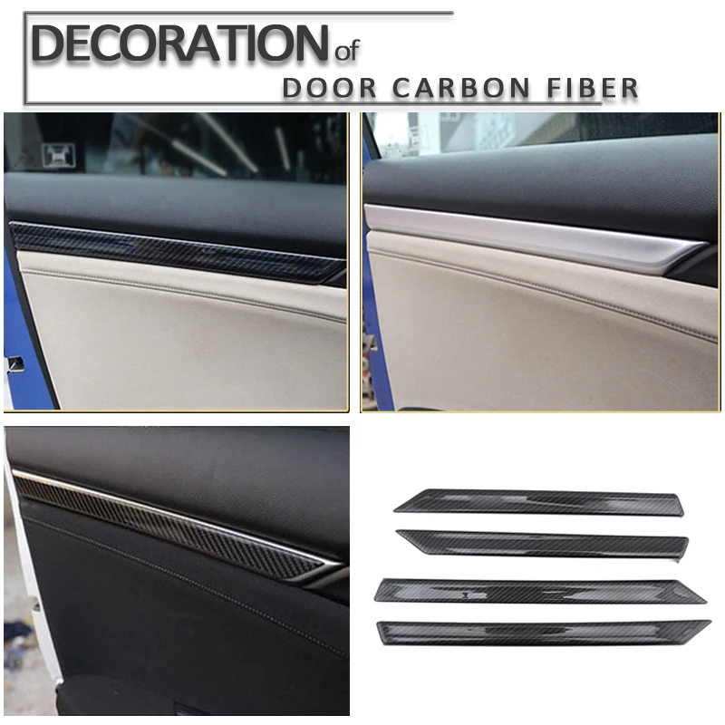 Стайлинг автомобиля наклейки из углеродного волокна для Honda Civic 2018 2019 2017 2016 10th