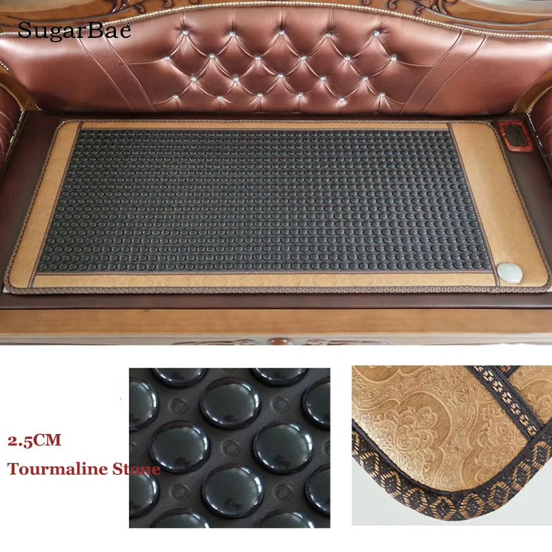 masaje jade mat electirc heating jade mattress best gift for parents free shipping