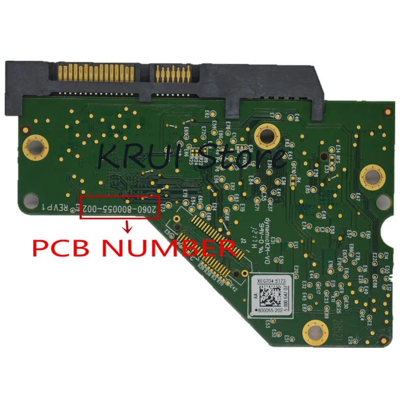 Бесплатная доставка HDD PCB Логическая плата/номер платы: 2060 800055 002 REV P1|Печатные
