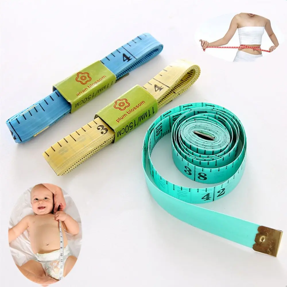 5pcs Waist Ruler Body Measuring Tape Colorful Sewing Tool Soft 150cm Children Height Portable Stationery Tailor | Канцтовары для
