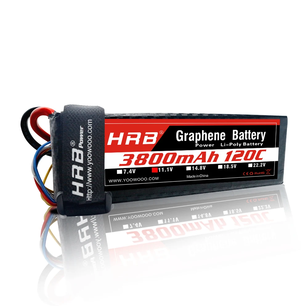 Батарея Графен HRB Lipo 2S 3S батарея 120C 240C с высоким разрядом для радиоуправляемого
