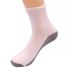 Носки мужские компрессионные, брендовые хлопковые, классические, белые, серые, деловой стиль, размера плюс, 1 пара, веснаосень