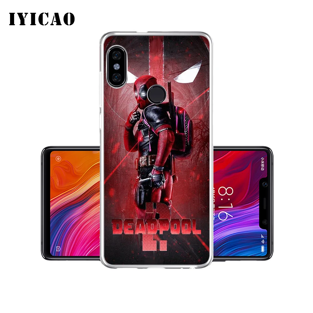 IYICAO DEADPOOL 2 movie Soft Silicone Phone Case for Xiaomi Mi 9 8 SE 6 A1 A2 Lite F1 MIX2S MIX3 TPU Cover | Мобильные телефоны и