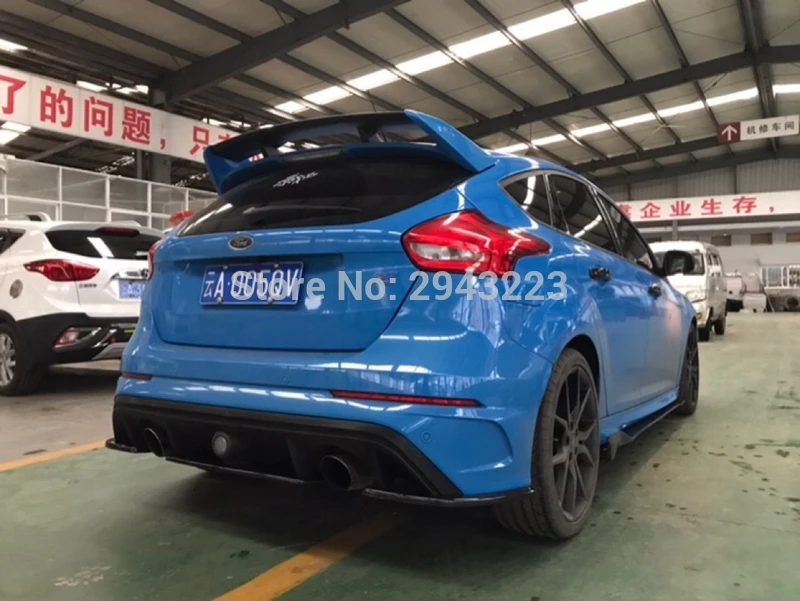 Спойлер для Ford Focus 2012 2015 Неокрашенный задний спойлер из АБС пластика грунтовки
