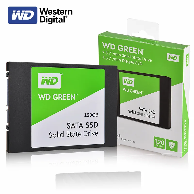 Жесткий диск Western Digital WD SSD зеленый твердотельный накопитель 120 ГБ 240 480 1 ТБ 2," Внутренний жесткий диск SATA3 6 ГБ/сек. SSD для ноутбука