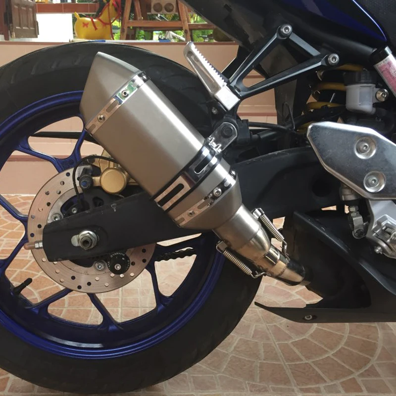 Универсальная выхлопная труба ZSDTRP для мотоцикла с глушителем 51 мм Yamaha Honda KTM Kawasaki
