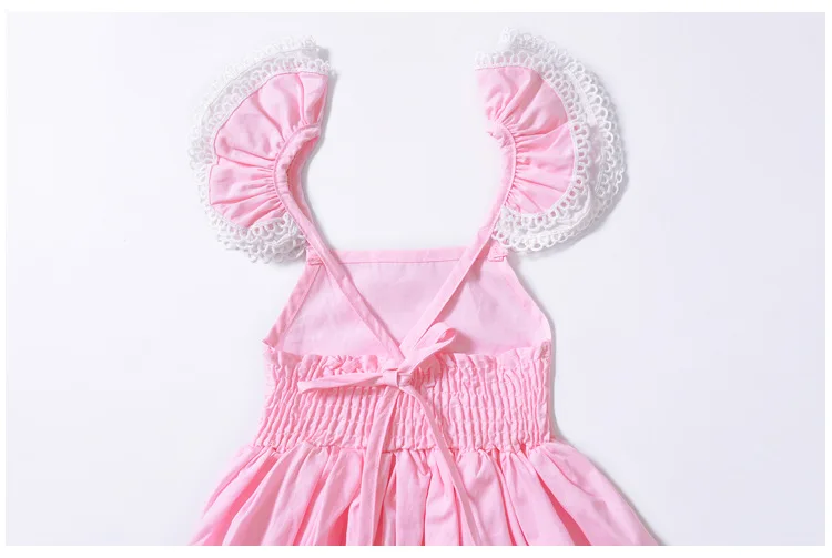 Children's Girls Summer Dresses Casual Lace Girl Princess Baby Party Wedding Beauty Dress Sleeve | Детская одежда и обувь