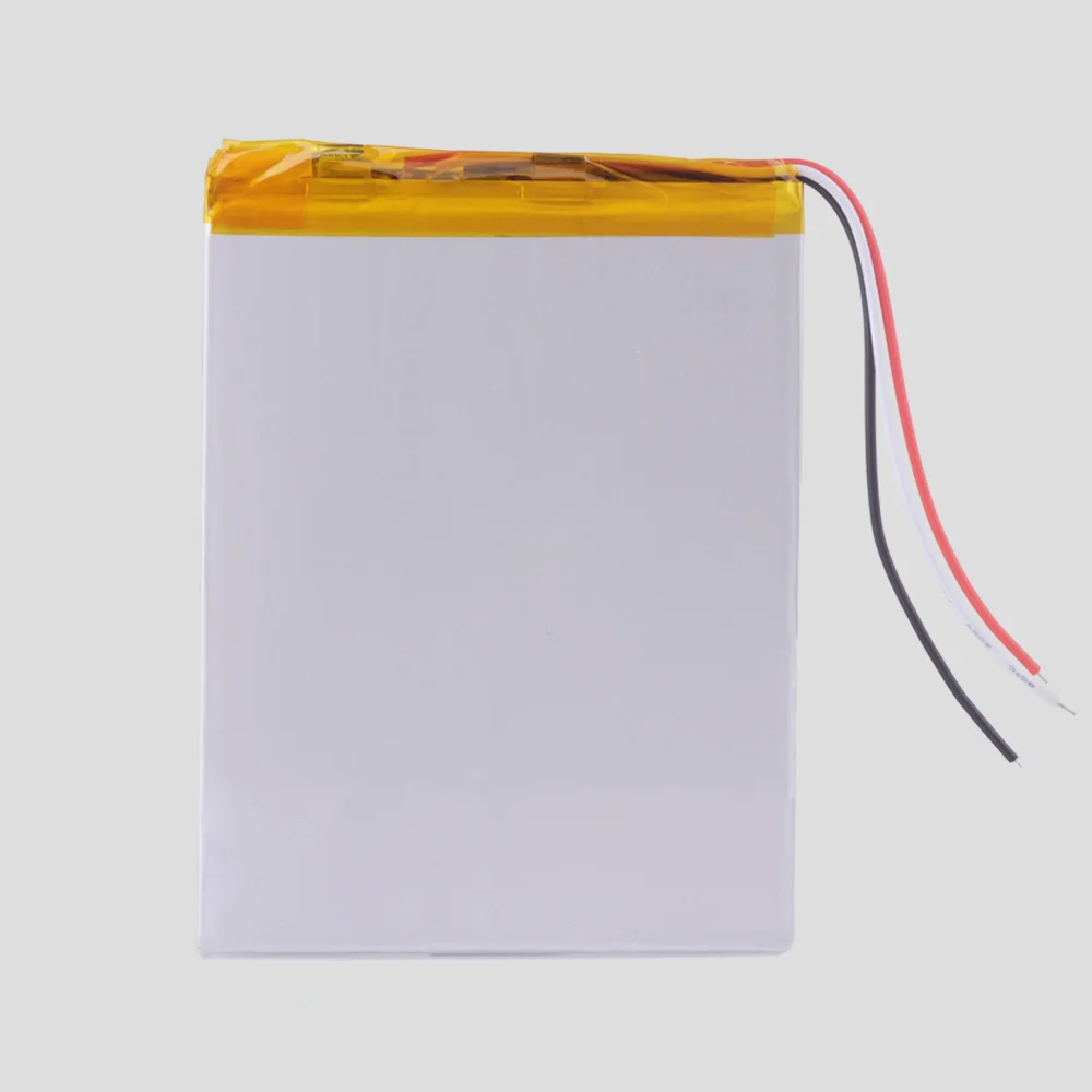 3 линии 407095 7 V 5000MAH 357095 литий полимерный аккумулятор с защитной доской для
