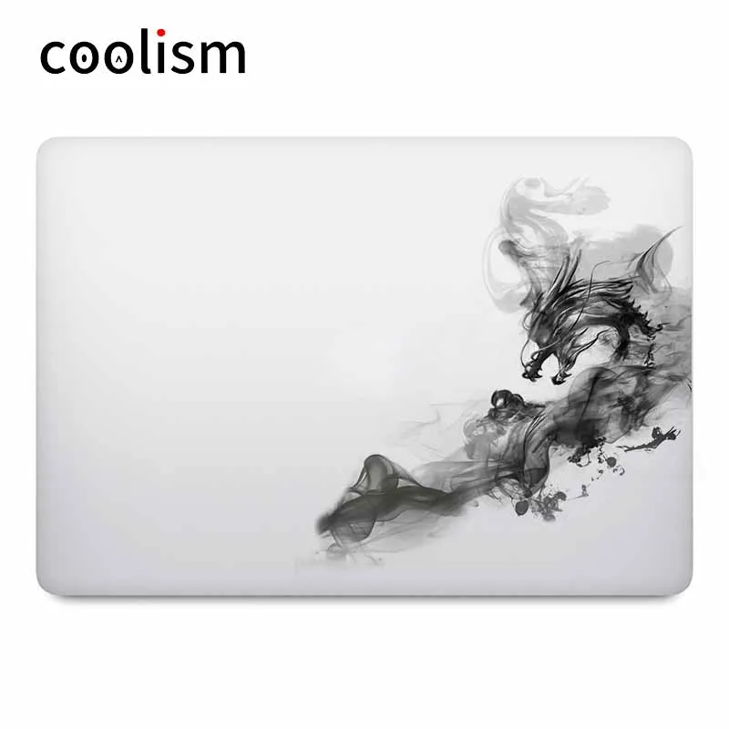 Цветная наклейка для ноутбука Ink Fog Dragon Apple Macbook Pro Air Retina 11 12 13 15 дюймов Mac Art Surface Book