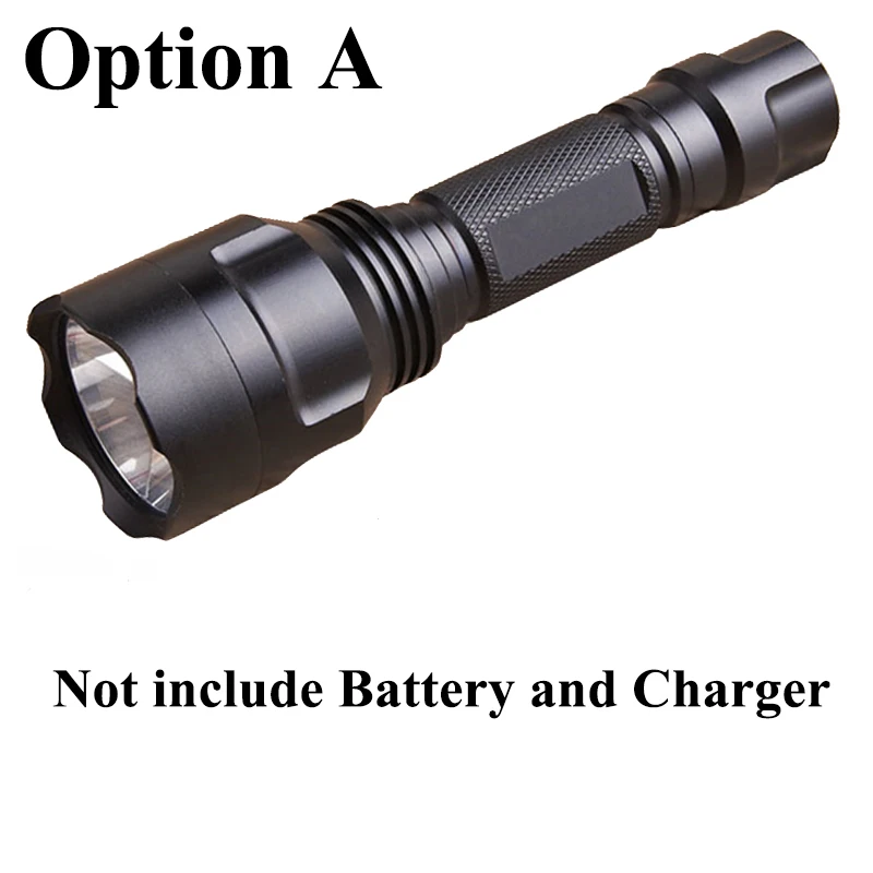 Option A Z10 Litwod C8 высокомощный тактический светодиодный светильник-вспышка XM-L2 T6 U3 для самозащиты, вспышка, светильник фонарь для охоты, велосипедный светильник - Испускаемый цвет: Option A