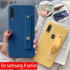 Силиконовый чехол для samsung galaxy a50, a30, a31, a70, a40, a20, a21s, m31, m20, m10, a7 2018, с ремешком на запястье, с держателем для телефона, мягкий чехол
