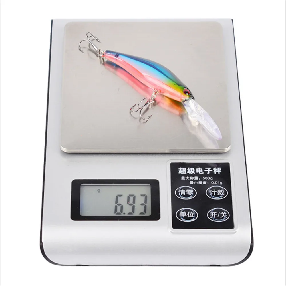 1 шт. 9.7cm7g Hot лазера Minnow приманки для ловли рыбы высокое качество жесткие