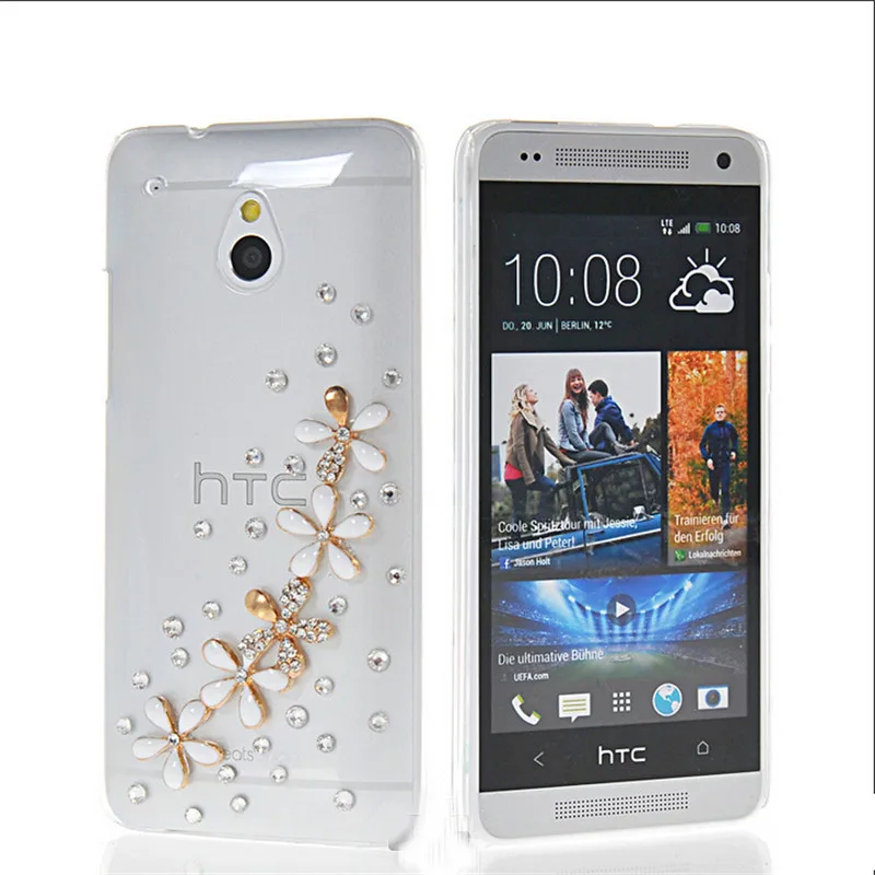 Жесткий чехол для телефона роскошный 3D с бриллиантами HTC Desire 620G 820 Mini/500/U11/700/One