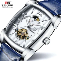 hot 2019 tevise brand men mechanical watch top fashion luxury automatic genuine leather sport watches relogio masculino
