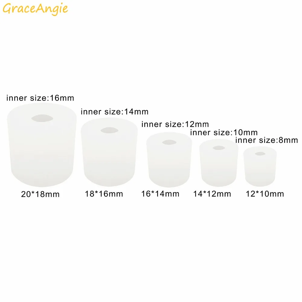 Силиконовая форма GraceAngie 5 шт./лот 8 16 мм смешанного размера сделай сам для подвесок