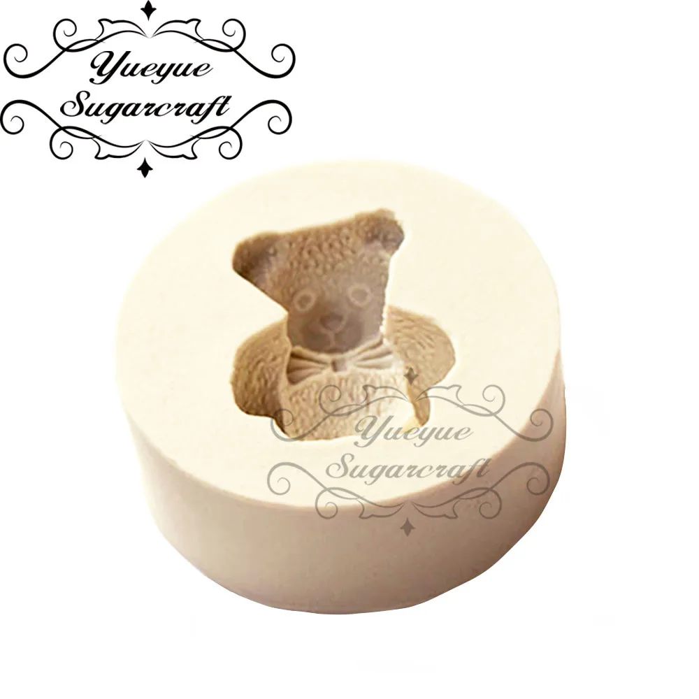 Yueyue Sugarcraft Mini силиконовая форма Медведь помадная инструменты для украшения