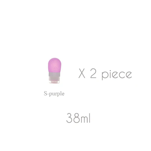 Purple 38ml Диспенсер для мыла, контейнер для жидкого мыла, дорожный лосьон для ванны, шампунь, пресс-бутылка, гель для душа, диспенсер - Цвет: Purple 38ml