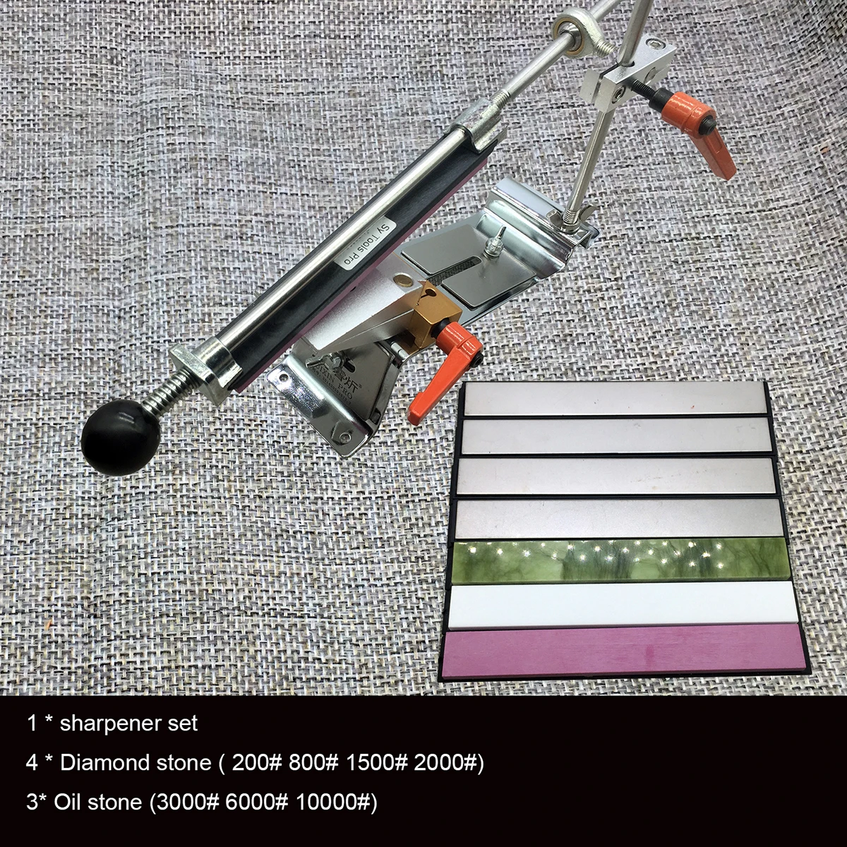 Version 6 Knife sharpener, tool Pro grinding machine Sharpener for knives Replica Edge Pro Apex Metal reversal Blade folder - Color: Version 6