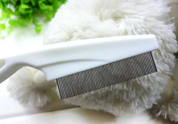 Прочные гребни для вшей с ручкой кошек и собак расческа волос чистые