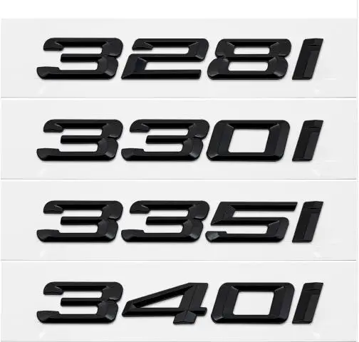 Автомобильное украшение 3D Эмблема для BMW 2 3 серии 220I 228I 235I 328I 330I 335I 340I 335 E30 E36 E39 E60 F30 E90 GT наклейка на крышку багажника
