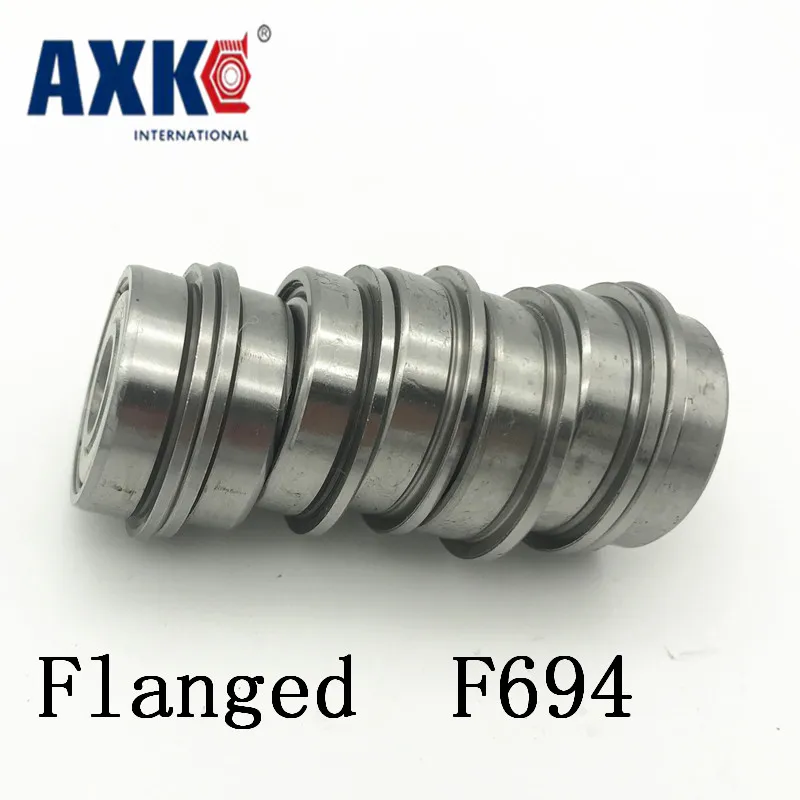 Фланцевый подшипник Axk F694zz фланцевый 4x11x4 мм F694 Z Abec 1 F619/4zz|bearing 4x11x4|bearing bearingbearing 10 |
