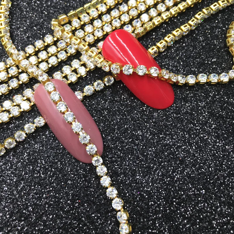 Золотая цепочка с круглым цирконом Ювелирное Украшение сделай сам прозрачный