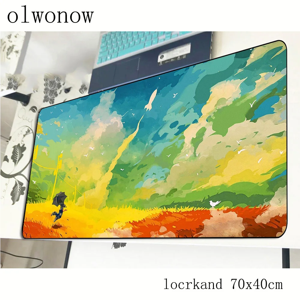 Искусство Коврик для мыши с изображением 700x400x3 мм аниме игровой коврик геймер