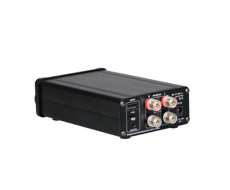 2018 SMSL SA 50 Plus аудио усилитель TAS5766M 2 1 AUX Hifi Цифровые усилители USB мини портативный