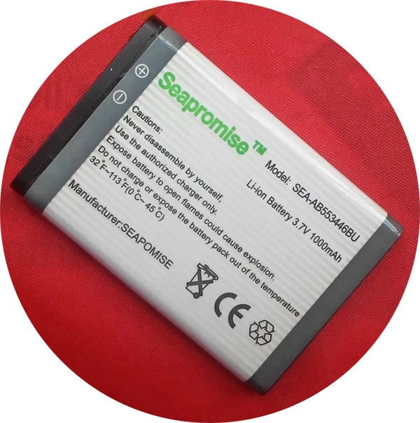 Батарея в розницу AB553446BU для samsung GT-E2652, GT-E2652W, GT-C3300, GT-C3300K, GT-C5130U, GT-E1110C, GT-E2120, GT-E2120C