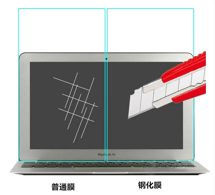 Настоящая защитная пленка из закаленного стекла для Macbook Air 13 &quotA1369 A1466