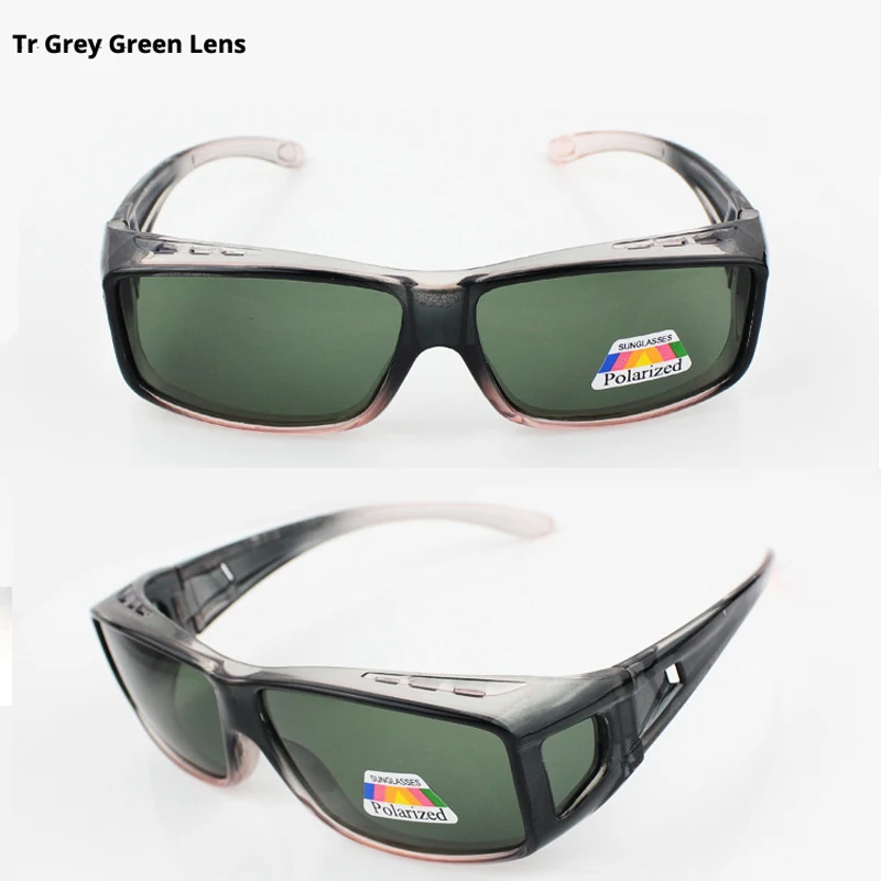 TR-grey-green Новинка, модные солнцезащитные очки для вождения, мужские, женские, поляризационные, для ночного видения, солнцезащитные очки для вождения, мужские солнцезащитные очки oculos de sol masculino - Цвет линз: TR-grey-green