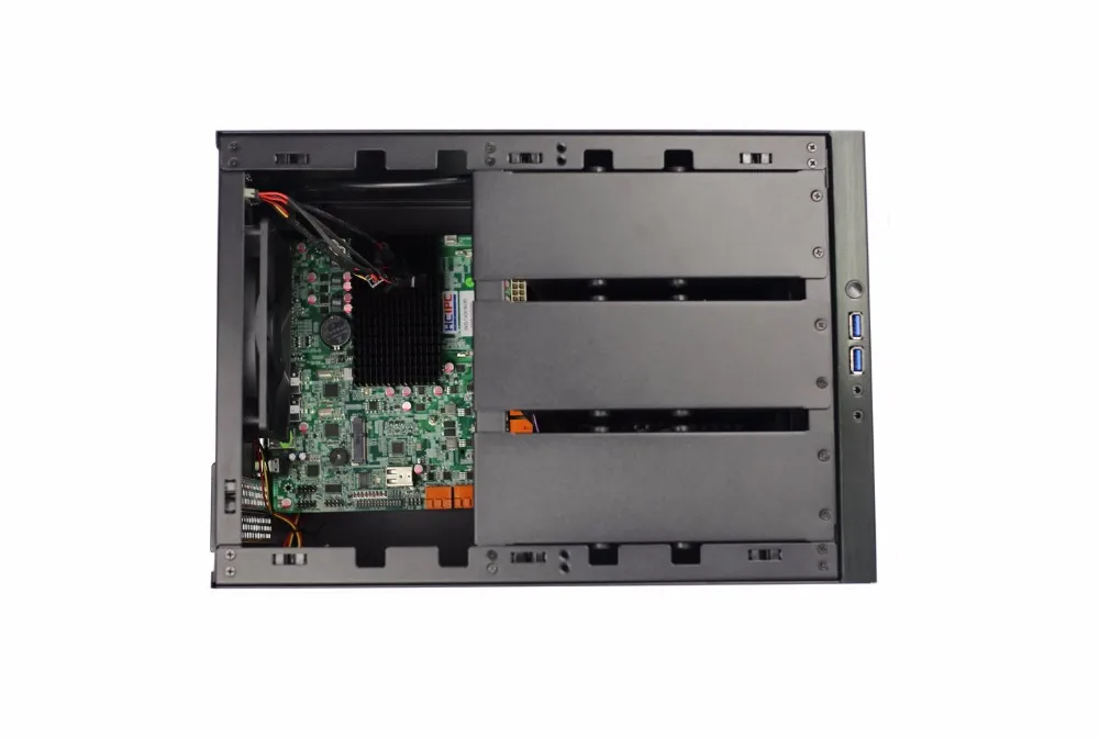 HCiPC J1900 6Bay Мини компьютер, NAS PC, J1900 NAS BareBone, 6Bay NAD HDD корпус, P401-1 HCNAS(Node6)+ Motheboard+ 8G ram