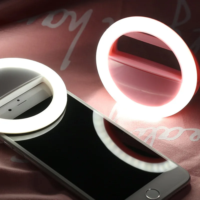 Портативный мини мобильный телефон светодиодный retardateur flash lens beauty fill light для