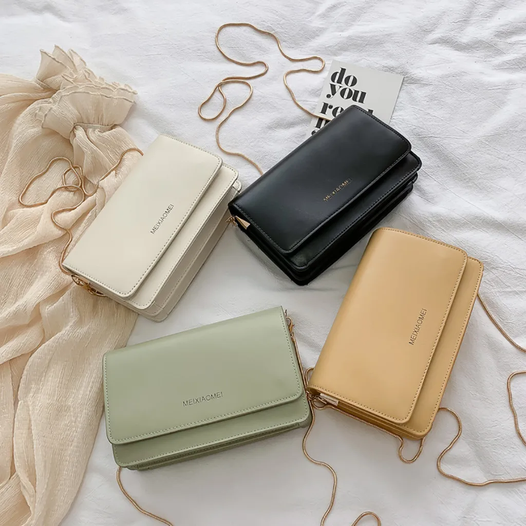 Сумка на плечо Женская универсальная модный саквояж цепочке маленькая