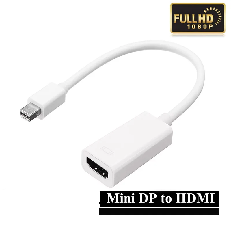 4K Mini DisplayPort to HDMI адаптер DP кабель Thunderbolt 2 конвертер для MacBook Air 13 Surface Pro 4 Thunderbolt| |