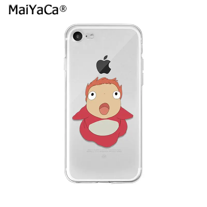 MaiYaCa Studio Ghibli totoro Ponyo унесенный спиралью ТПУ мягкий чехол для телефона iPhone X XS MAX 6 6s 7 7plus 8 8Plus 5 5S SE XR - Цвет: A16