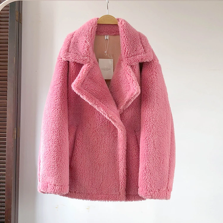 2 цвета S XL повседневное женское шерстяное пальто зима 2018 одноцветное свободное