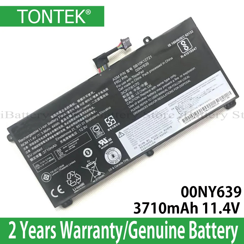 Оригинальный аккумулятор 00NY639 для Lenovo Thinkpad T550 T560 W550S 45N1742 45N1743 45N1740 45N1741 11 4 в 44 Втч