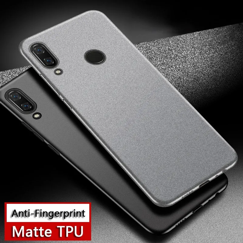 UPaitou обновленный матовый чехол из ТПУ для Xiaomi Redmi Y3 Y2 Y1 Lite против отпечатков