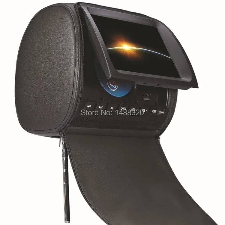 2 шт. Стильный 9 &quotсветодиодный цифровой Экран подголовник автомобиля dvd-плеер