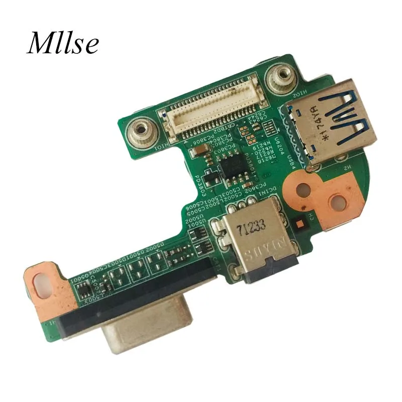 Бесплатная доставка 48.4IE06.021 M5110 USB плата для оригинального DELL 15R DC POWER JACK Порт VGA