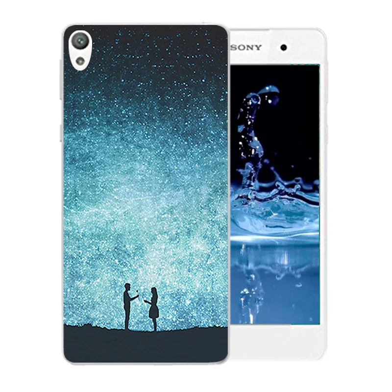 Phone Case Pattern Soft Silicone Coque For Sony Xperia E5 E 5 F3311 F3313 TPU Cover Night Sky Shell |