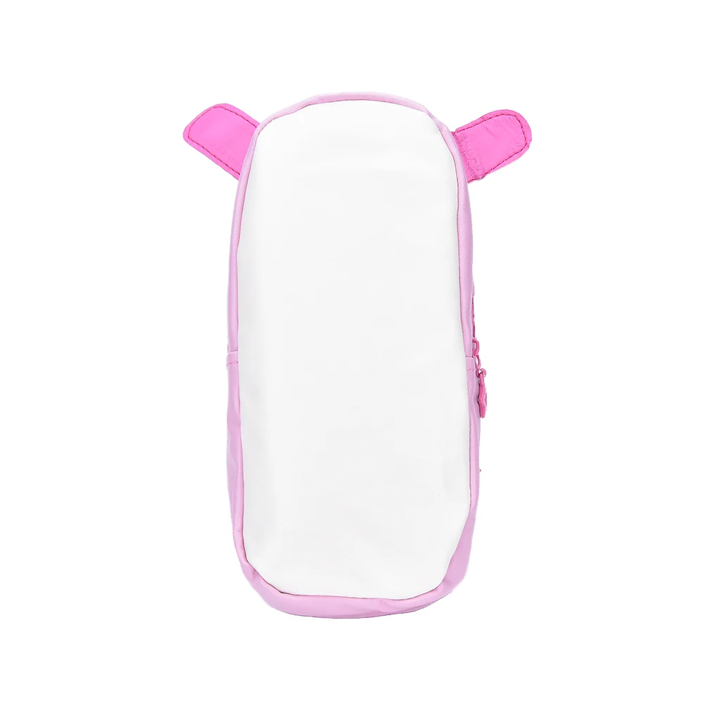 2 кармана каваи панда и кролик молния пенал PU водонепроницаемый чехол карандаш
