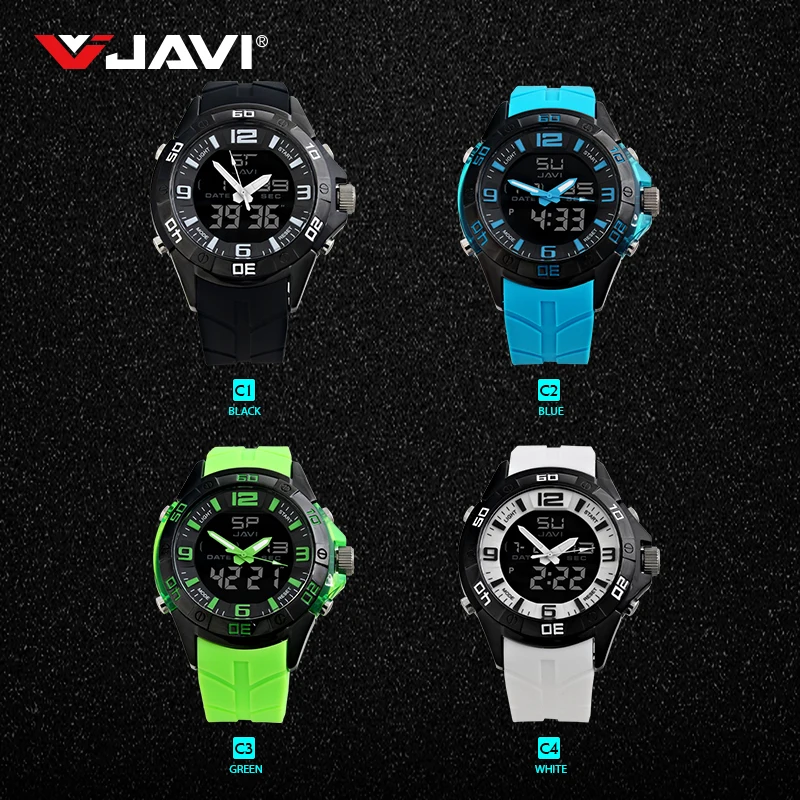 JAVI Брендовые спортивные часы мужские водонепроницаемые relojes para hombre Dive 30m Цифровые