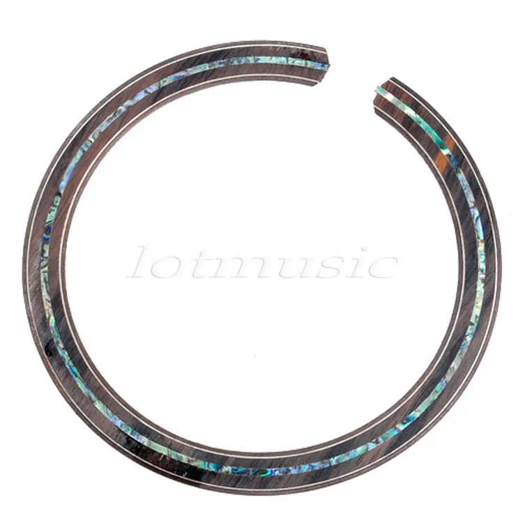 Soundhole розетка Наклейка Стикер для акустической классической гитары Части черный с красным узором