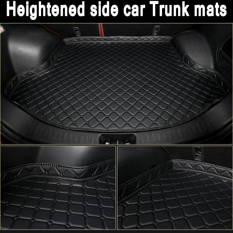 

ZHAOYANHUA Custom fit Heightened side car Trunk mats for Chevrolet Aveo Sail Trax Epica Cruze Camaro Captiva Malibu Sperk Lovass