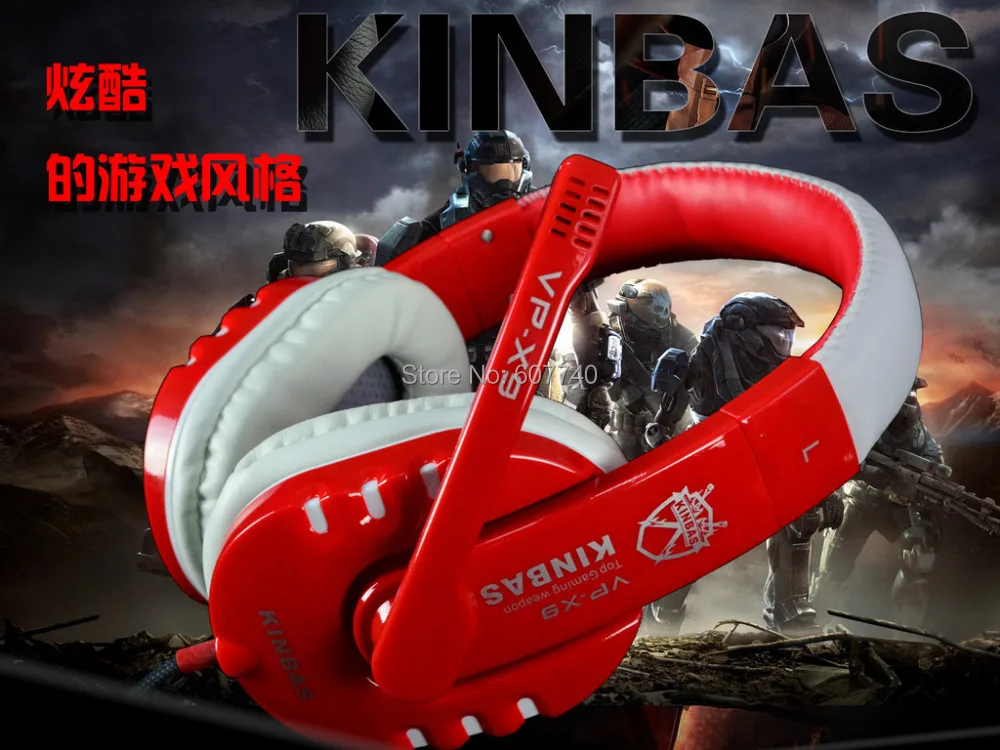 Высокое Качество VP-X9 NdFeB HiFi Динамики Объемного Gaming Headset Stereo Bass Наушники С
